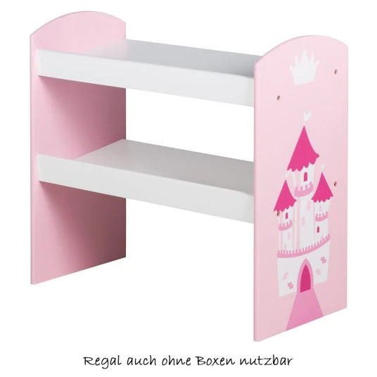 Roba Spielregal mit Boxen - Krone - Rosa 2 Roba Spielregal mit Boxen - Krone - Rosa – Bild 2