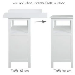 Roba Wickelkommode Hamburg mit Wickelaufsatz & 2 Canvas-Boxen - Taupe -Wohnen & Schlafen Verkäufe roba wickelkommode hamburg mit wickelaufsatz 2 canvas boxen taupe 1711040 tp d4