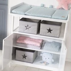 Roba Wickelkommode Hamburg mit Wickelaufsatz & 2 Canvas-Boxen - Weiß -Wohnen & Schlafen Verkäufe roba wickelkommode hamburg mit wickelaufsatz 2 canvas boxen weiss 1711040 we d2