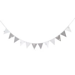 Roba Wimpelkette Little Stars - Grau Weiß