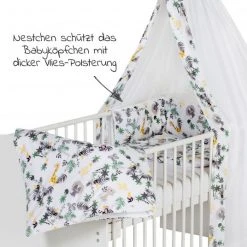 Schardt 4-tlg. Bettwäsche-Set Decke 100 x 135 cm , Kissen 40 x 60 cm, Nestchen, Himmel - Jungle - Kollektion 2022 -Wohnen & Schlafen Verkäufe schardt 4 tlg bettwasche set decke 100 x 135 cm kissen 40 x 60 cm nestchen himmel jungle 13 410 1 785 d2