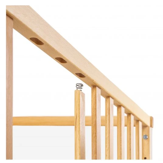 Schardt 7-tlg. Kinderbett Set & Matratze Air Allround, Steppbett 100x135+40x60, 2x Bettlaken, Einlage 70 x 140 cm - Natur Weiß 6 Schardt 7-tlg. Kinderbett Set & Matratze Air Allround, Steppbett 100x135+40x60, 2x Bettlaken, Einlage 70 x 140 cm - Natur Weiß – Bild 6