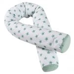 Schardt Baby-Nestchenrolle / Bettschlange - Sternchen - Grau 3 Schardt Baby-Nestchenrolle / Bettschlange - Sternchen - Grau – Bild 3