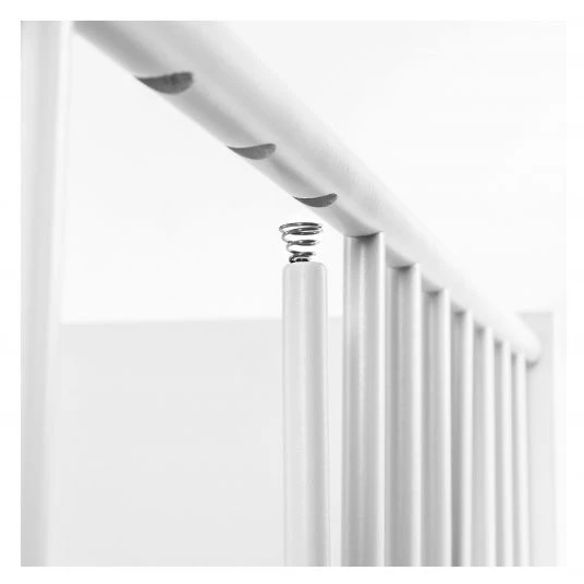 Schardt Baby- und Kinderbett Designline Basic Buche teilmassiv 70 x 140 cm - Weiß 3 Schardt Baby- und Kinderbett Designline Basic Buche teilmassiv 70 x 140 cm - Weiß – Bild 3