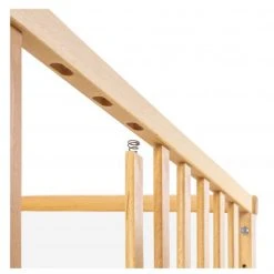 Schardt Baby- und Kinderbett Designline Deluxe Buche teilmassiv 70 x 140 cm - Natur Weiß -Wohnen & Schlafen Verkäufe schardt baby und kinderbett designline deluxe buche teilmassiv 70 x 140 cm natur weiss 04 796 02 03 d2