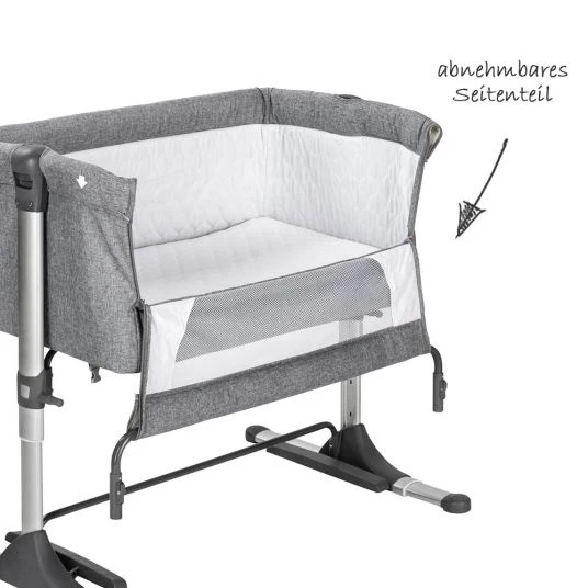 Schardt Beistellbett Joy - Grau 2 Schardt Beistellbett Joy - Grau – Bild 2