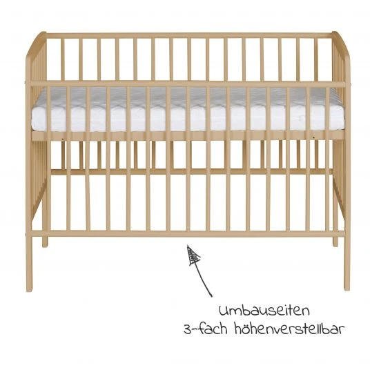 Schardt Beistellbett Micky Plus auch für Boxspring-Betten Natur 60 x 120 cm - Kollektion 2022 3 Schardt Beistellbett Micky Plus auch für Boxspring-Betten Natur 60 x 120 cm - Kollektion 2022 – Bild 3