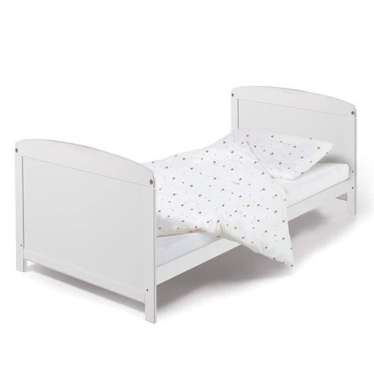 Schardt Kinderbett Conny Kiefer massiv 70 x 140 cm - Weiß 2 Schardt Kinderbett Conny Kiefer massiv 70 x 140 cm - Weiß – Bild 2