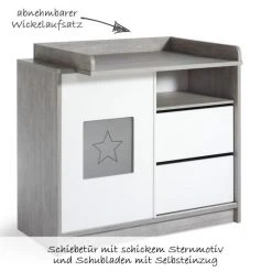 Schardt Kinderzimmer Eco Star 15-tlg. mit Schiebetürschrank inkl. Textilkollektion Sternchen Grau 10 Schardt Kinderzimmer Eco Star 15-tlg. mit Schiebetürschrank inkl. Textilkollektion Sternchen Grau -Wohnen & Schlafen Verkäufe schardt kinderzimmer eco star 15 tlg mit schiebeturschrank inkl textilkollektion sternchen grau 12 581 22 00 1 679 d4