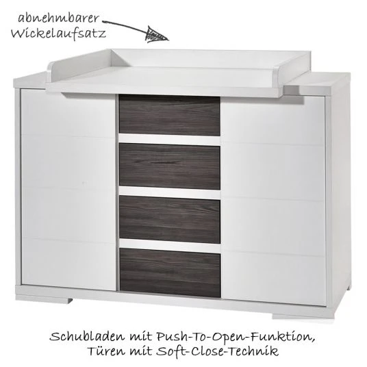 Schardt Kinderzimmer Maxx Fleetwood 15-tlg. mit 2-türigem Schrank inkl. Textilkollektion Ice Crystal Grau 5 Schardt Kinderzimmer Maxx Fleetwood 15-tlg. mit 2-türigem Schrank inkl. Textilkollektion Ice Crystal Grau – Bild 5