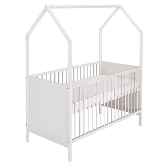 Schardt Kombi-Kinderbett Hausbett Venice Buche teilmassiv, lackiert 70 x 140 cm - Weiß 3 Schardt Kombi-Kinderbett Hausbett Venice Buche teilmassiv, lackiert 70 x 140 cm - Weiß – Bild 3