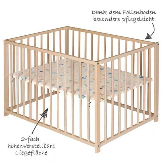 Schardt Laufgitter Uno Buche Natur 75 x 100 cm - Hippo 2 Schardt Laufgitter Uno Buche Natur 75 x 100 cm - Hippo – Bild 2