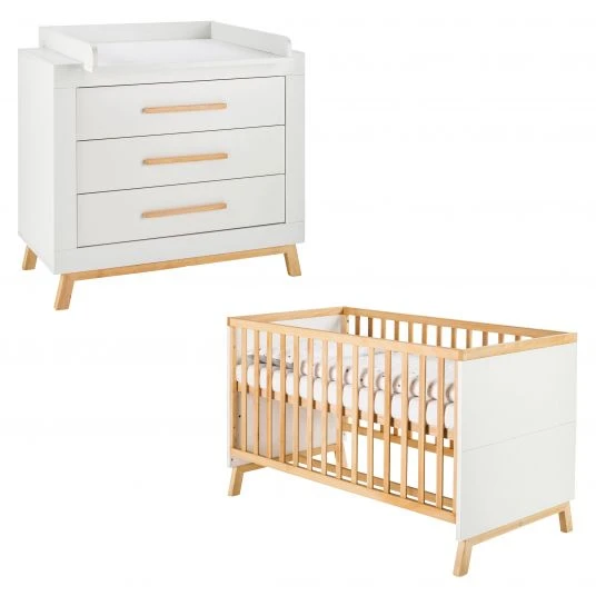 Schardt Sparset Kinderzimmer Miami White 15-tlg. Inkl. Textilkollektion Sternchen grau - 2 Schardt Sparset Kinderzimmer Miami White 15-tlg. Inkl. Textilkollektion Sternchen grau - – Bild 2