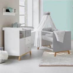 Schardt Sparset Kinderzimmer Vegas 15-tlg. Inkl. Textilkollektion Origami Black