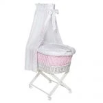 Schardt Stubenwagen Babsi Weiß - Herzchen - Hellblau 4 Schardt Stubenwagen Babsi Weiß - Herzchen - Hellblau – Bild 4