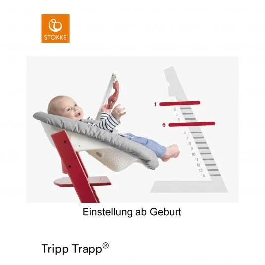 Stokke Mitwachsender Treppenhochstuhl Tripp Trapp® Buchenholz lackiert - White / Weiss 3 Stokke Mitwachsender Treppenhochstuhl Tripp Trapp® Buchenholz lackiert - White / Weiss – Bild 3