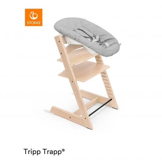 Stokke Tripp Trapp® Newborn Set (Neugeborenenset mit verstellbarem Winkel und Spielzeughalter) - Grey / Grau 2 Stokke Tripp Trapp® Newborn Set (Neugeborenenset mit verstellbarem Winkel und Spielzeughalter) - Grey / Grau – Bild 2