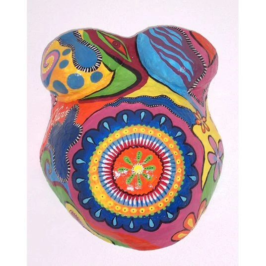 Tausendschön Gipsabdruck-Set Babybauch - Colour 6 Tausendschön Gipsabdruck-Set Babybauch - Colour – Bild 6