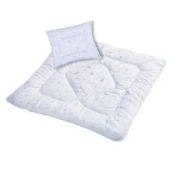 Urra Steppbett-Set Mond & Sterne 80 x 80 cm + 35 x 40 cm