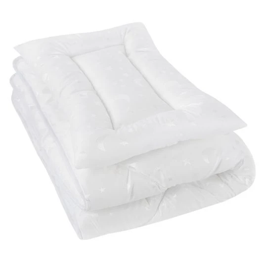 Urra Steppbett-Set Mond & Sterne 80 x 80 cm + 35 x 40 cm 2 Urra Steppbett-Set Mond & Sterne 80 x 80 cm + 35 x 40 cm – Bild 2