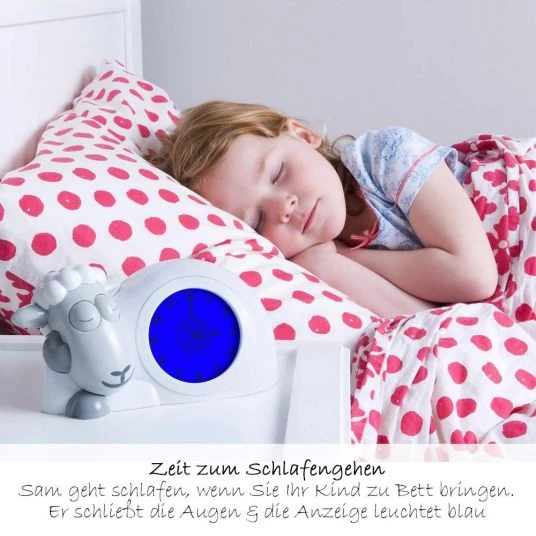 ZAZU Schlaftrainer & Nachtlicht 2 in 1 Sam das Schaf - Grau 2 ZAZU Schlaftrainer & Nachtlicht 2 in 1 Sam das Schaf - Grau – Bild 2